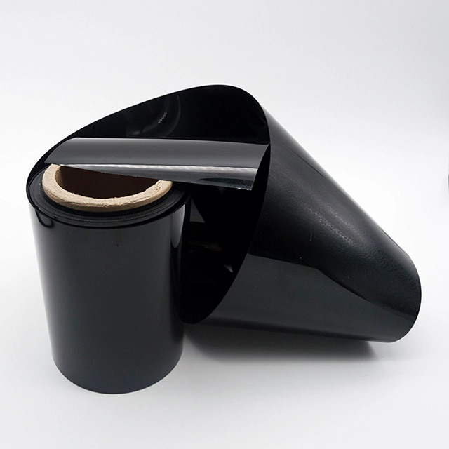 Black PVC roll Black PVC roll