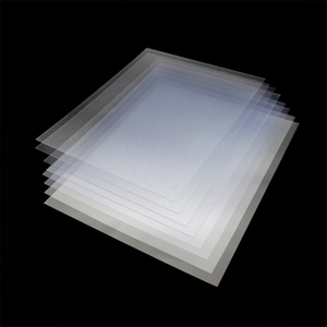 Matte Plastic Rigid Clear PVC Sheet With Protective Film