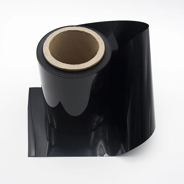 Black PVC roll Black PVC roll
